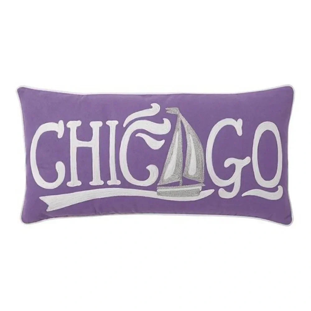 NWT! Pottery Barn CHICAGO Lumbar Pillow Cover - Picture 2 of 5